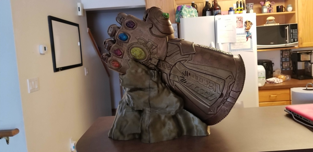 Marvel Legends Series Infinity Gauntlet  Display Stand 3D Print 225570