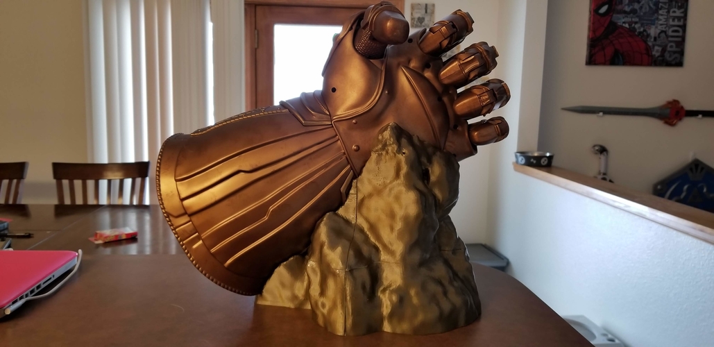 Marvel Legends Series Infinity Gauntlet  Display Stand 3D Print 225572