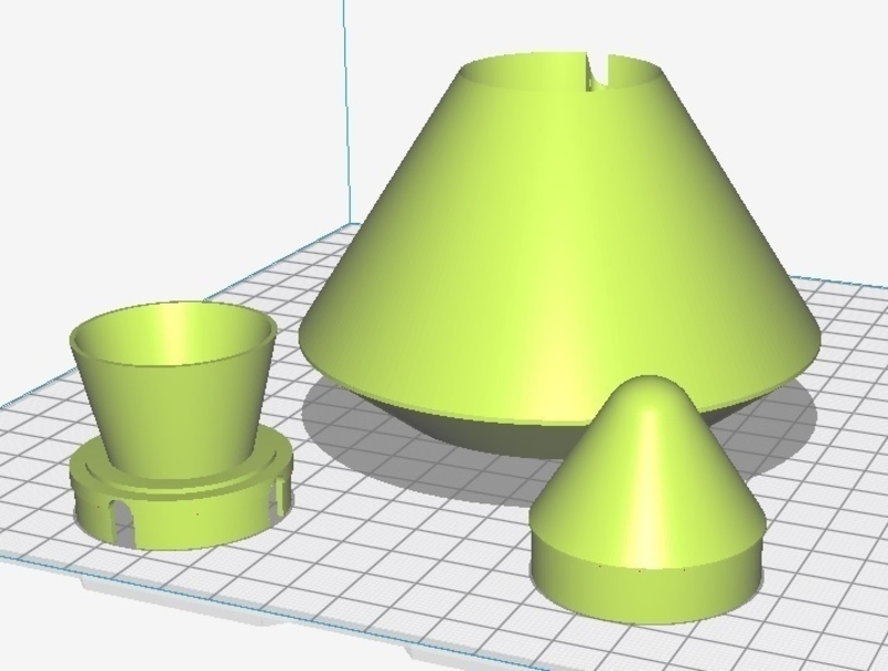 Estes Plastic parts for "Outlander" Rocket