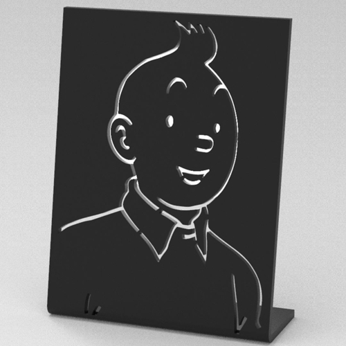 Tintin frame 3D Print 225605