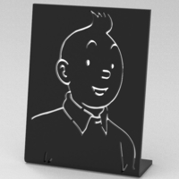 Small Tintin frame 3D Printing 225605