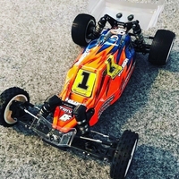Shock protector for buggy XRay XB2C - Thumbnail 2