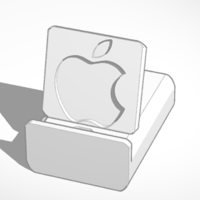 Small Apple Phone Stand 3D Printing 225628