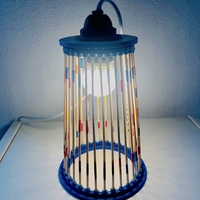 Mikado Lamp Wooden Stick Design fits E27 for LED - Thumbnail 2