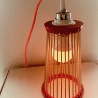 Mikado Lamp Wooden Stick Design fits E27 for LED - Thumbnail 3