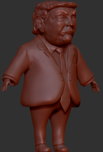 Trump - Commander in Queef? 3D Print 225646