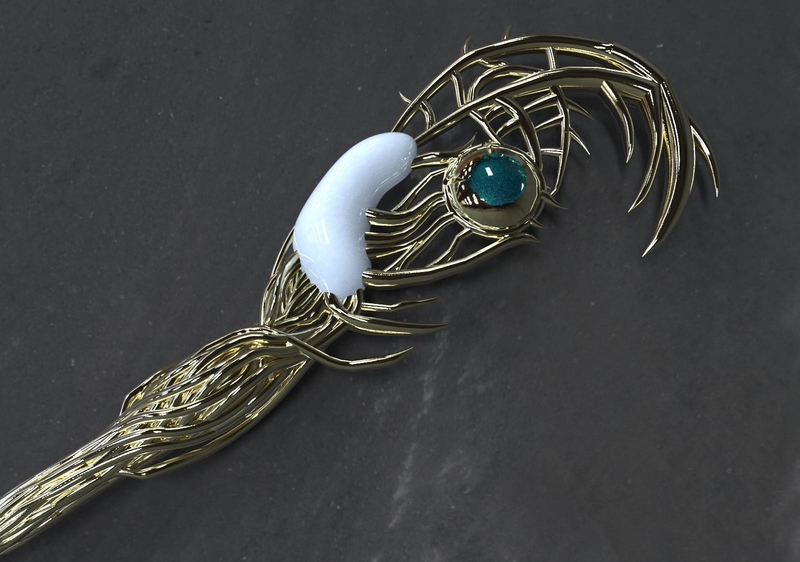 Rita Repulsa Staff from 2017 Power Rangers movie 3D print model