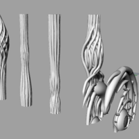 Rita Repulsa Staff from 2017 Power Rangers movie 3D print model - Thumbnail 8