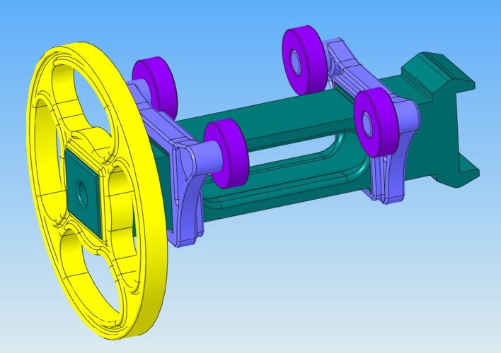 filament-roll-holder-rail for snapmaker 3D Print 225710