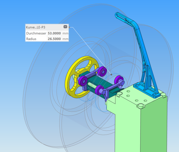 filament-roll-holder-rail for snapmaker 3D Print 225711