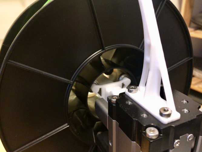filament-roll-holder-rail for snapmaker 3D Print 225713