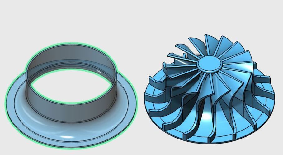 Impeller for centrifugal compressor 3D Print 22575