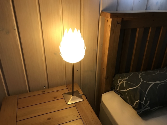 Pine Cone Bedside Table Lamp Shade 3D Print 225784