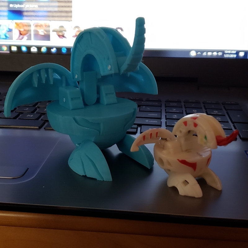 World's First 3d Printable Bakugan