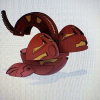 World's First 3d Printable Bakugan - Thumbnail 2