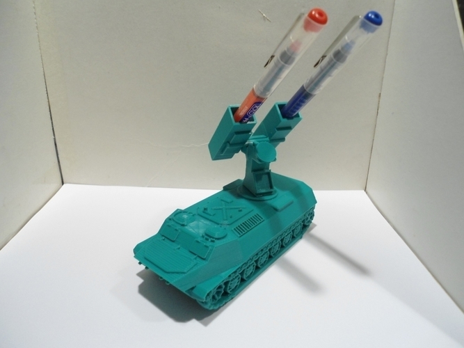 Missiles Launcher Pen & Pencil holder M2 3D Print 225832