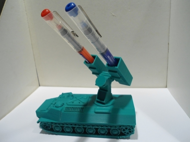 Missiles Launcher Pen & Pencil holder M2 3D Print 225834