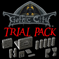 Small GOTHIC CITY (TILESCAPE 2.0) TRIAL - KICKSTARTER Now LIVE 3D Printing 225878