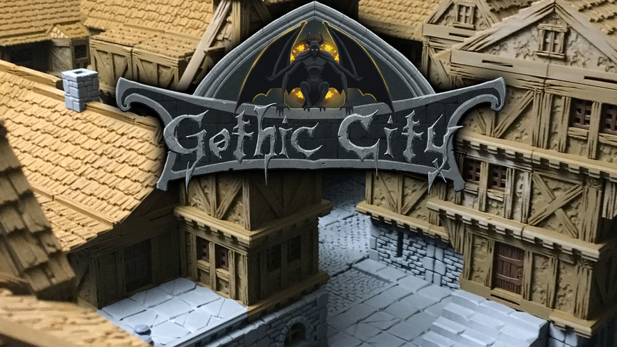 GOTHIC CITY (TILESCAPE 2.0) TRIAL - KICKSTARTER Now LIVE 3D Print 225879