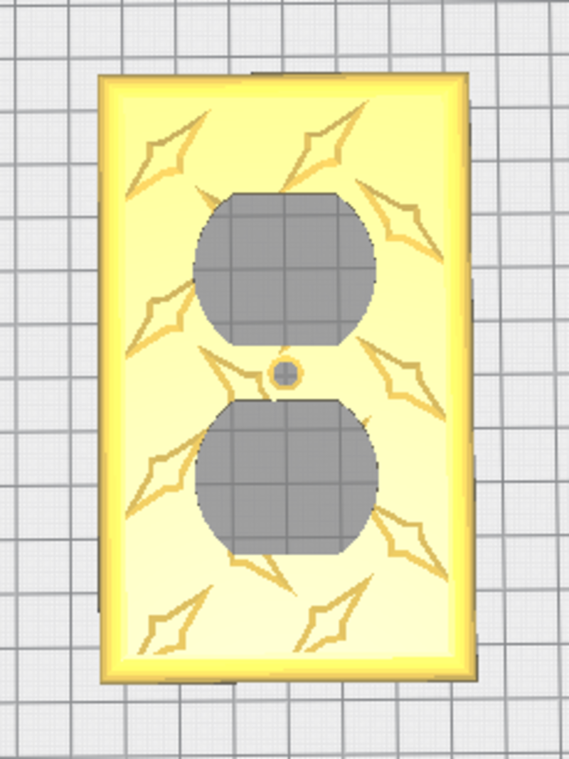 Diamond Plate Outlet Cover