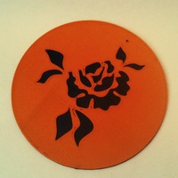 Small Stand cup "Rose" 3D Printing 22591