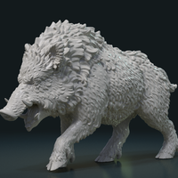 Wild Boar Figure - Thumbnail 2