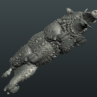 Wild Boar Figure - Thumbnail 11
