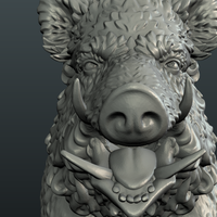 Wild Boar Figure - Thumbnail 13