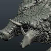 Wild Boar Figure - Thumbnail 14