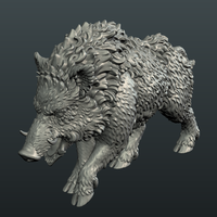 Wild Boar Figure - Thumbnail 17