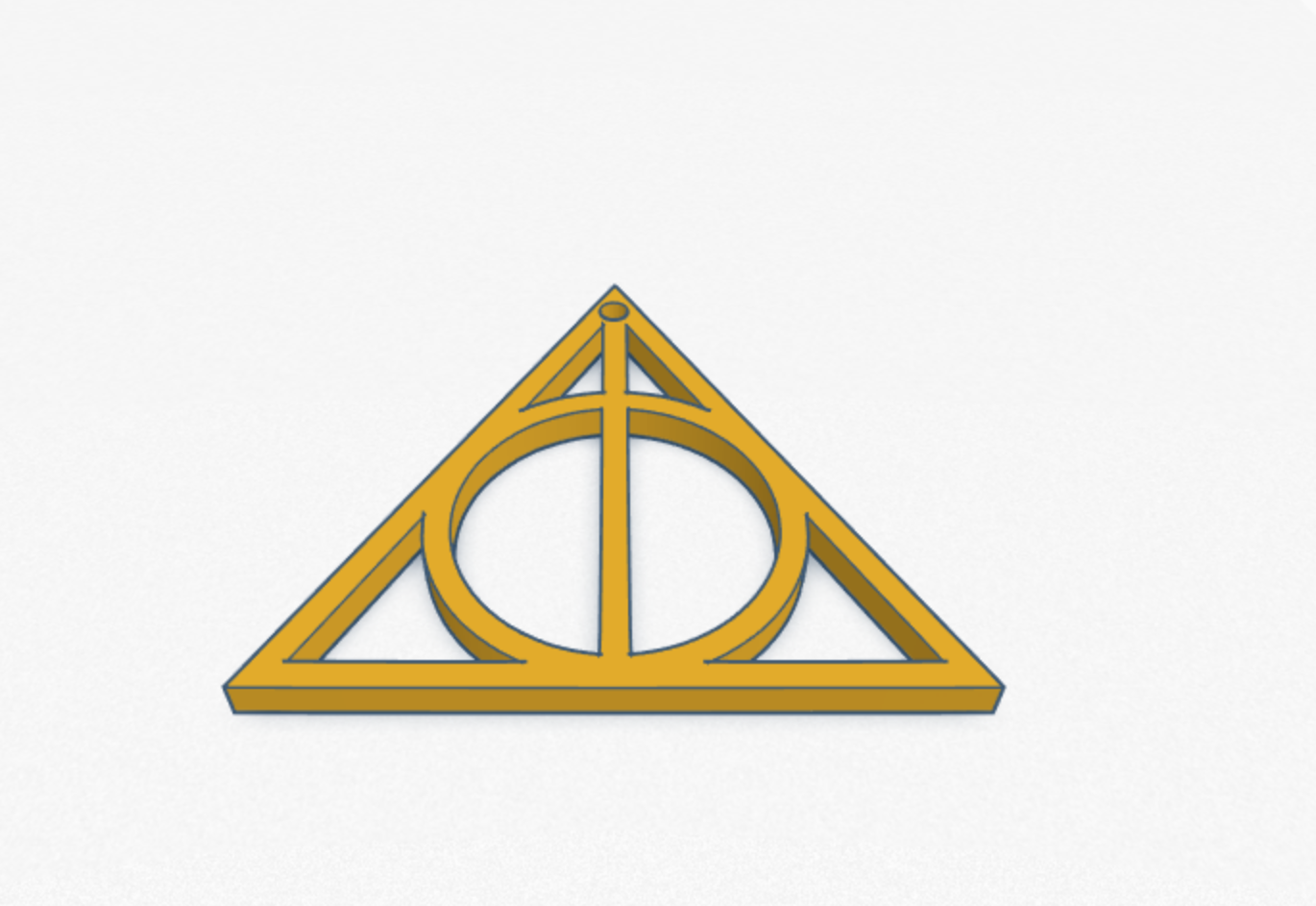 Harry Potter Deathly Hallows Keychain