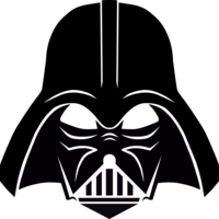 Small Darth Vader Logo  3D Printing 226016