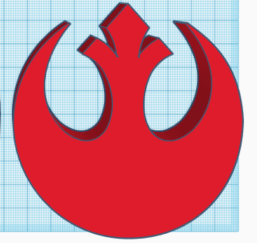 Rebel Logo 3D Print 226017