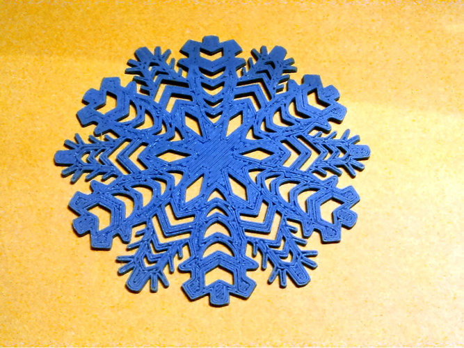 Snowflakes. 3D Print 22606