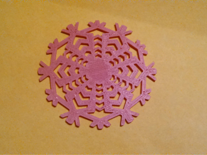Snowflakes. 3D Print 22608