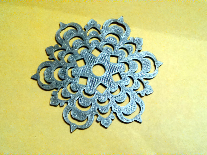 Snowflakes. 3D Print 22609