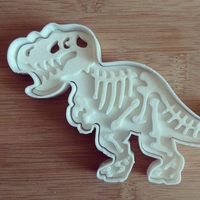 Dinosaurs Tyrannosaur-stamp- Cookie cutters-100mm (Free) - Thumbnail 6