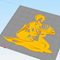 Geisha Japanese Lady wall art - Thumbnail 1
