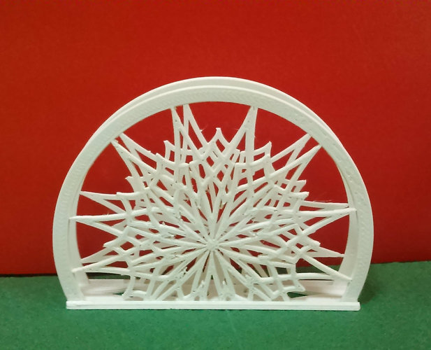 Stand for napkins "Snowflake" 3D Print 22618