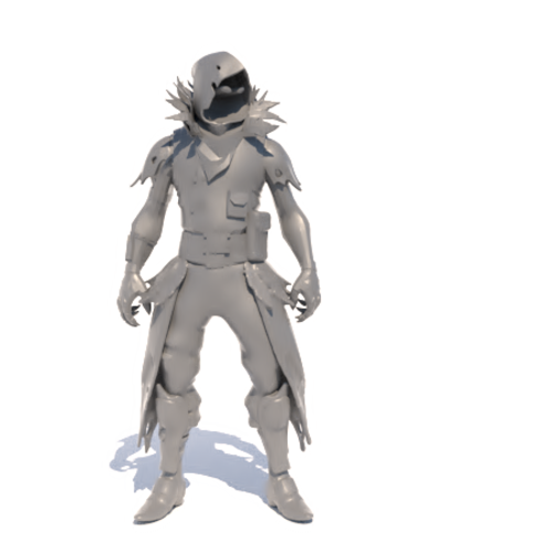 Raven 3d Model Fortnite 3d Printed Fortnite Raven By 3diego H Pinshape