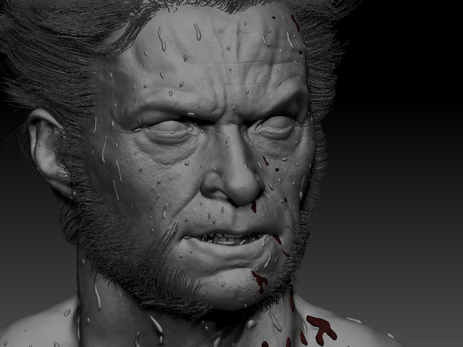 Hugh Jackman's Wolverine 3D Print 226267