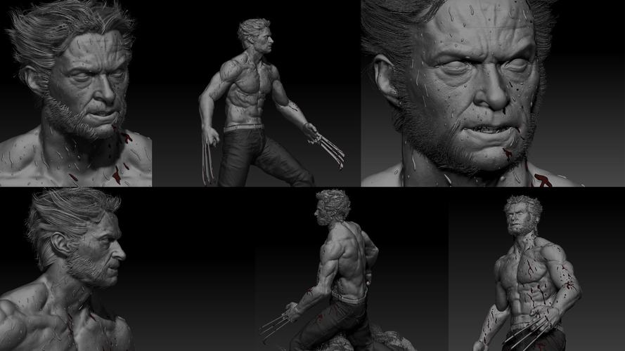Hugh Jackman's Wolverine 3D Print 226269
