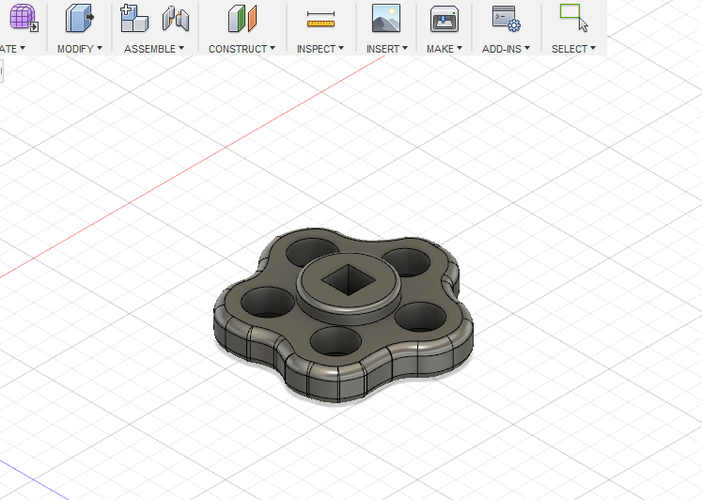 Valve knob 3D Print 226270