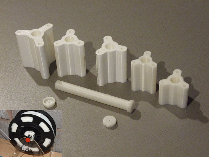 SPOOL HOLDER HUB ADAPTERS 3D Print 226291