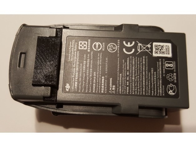 DJI Spark Batterie Protector 3D Print 226360