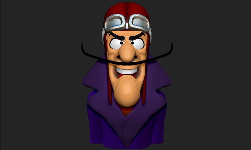 Dick Dastardly 3D Print 226407