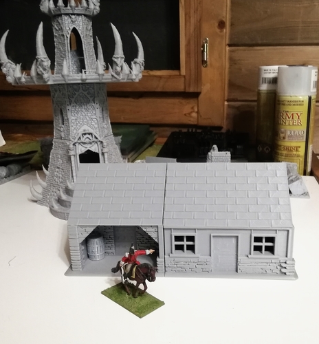 House 2 - Wargame medieval to napoleonic  3D Print 226462