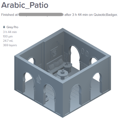 Arabic Patio 3D Print 226485