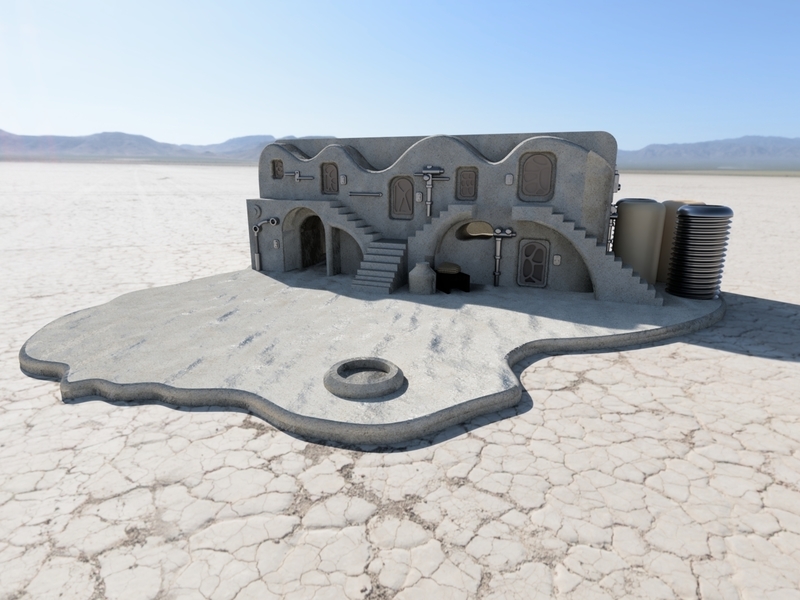 Star Wars - Tatooine Anakin's House Pencil holder & Organizer