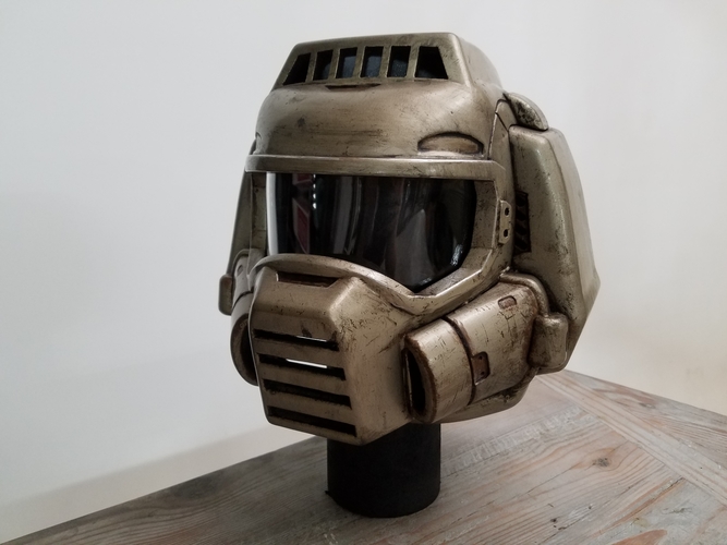 3D Printed Classic Doom Guy Helmet by Michelle Sleeper | Pinshape